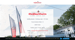 Desktop Screenshot of geissbockheim-fckoeln.de